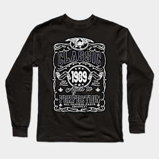 35th Birthday Gift for Men Classic 1989 Perfection Long Sleeve T-Shirt